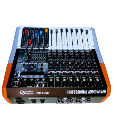 Sound Kingdom PHY-8USB  Powered Mixer8 channel  powered mixer